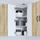 Væghjørneskab PORTO Sonoma eg 57 x 57 x 80 cm Konstrueret træ