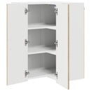Væghjørneskab PORTO Sonoma eg 57 x 57 x 80 cm Konstrueret træ
