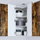 Væg hjørneskab PORTO Røget eg 57 x 57 x 80 cm Konstrueret træ