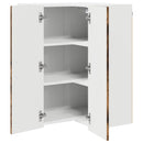 Væg hjørneskab PORTO Røget eg 57 x 57 x 80 cm Konstrueret træ