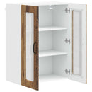 Væglågskab PORTO Gammelt træ 60 x 31 x 80 cm Konstrueret træ