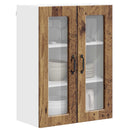 Væglågskab PORTO Gammelt træ 60 x 31 x 80 cm Konstrueret træ