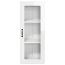 Væglågskab PORTO Høj gloss hvid 40 x 31 x 100 cm