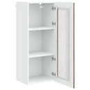Væglågskab PORTO Brun eg 40 x 31 x 100 cm Konstrueret træ