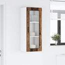 Væglågskab PORTO Gammelt træ 40 x 31 x 100 cm Konstrueret træ
