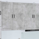 Vægskab PORTO Beton Grå 50 x 31 x 100 cm Konstrueret træ