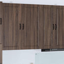 Vægskab PORTO Brun eg 50 x 31 x 100 cm Konstrueret træ
