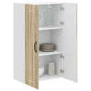 Vægskab PORTO Sonoma eg 60 x 31 x 100 cm Konstrueret træ