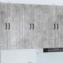 Vægskab PORTO Beton Grå 60 x 31 x 100 cm Konstrueret træ