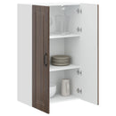 Vægskab PORTO Brun eg 60 x 31 x 100 cm Konstrueret træ