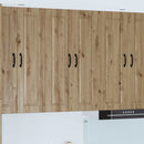 Vægskab PORTO Artisan Egetræ 60 x 31 x 100 cm Konstrueret træ