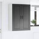 Vægskab PORTO Sort 80 x 31 x 100 cm Konstrueret træ