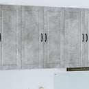 Vægskab PORTO Beton Grå 80 x 31 x 100 cm Konstrueret træ