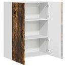 Vægskab PORTO Røget eg 80 x 31 x 100 cm Konstrueret træ