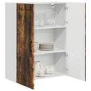 Vægskab PORTO Røget eg 80 x 31 x 100 cm Konstrueret træ