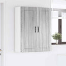 Vægskab PORTO Grå Sonoma 80 x 31 x 100 cm Konstrueret træ