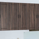 Vægskab PORTO Brun eg 80 x 31 x 100 cm Konstrueret træ
