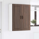 Vægskab PORTO Brun eg 80 x 31 x 100 cm Konstrueret træ