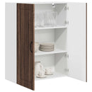 Vægskab PORTO Brun eg 80 x 31 x 100 cm Konstrueret træ