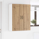 Vægskab PORTO Artisan Egetræ 80 x 31 x 100 cm Konstrueret træ