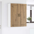 Vægskab PORTO Artisan Egetræ 80 x 31 x 100 cm Konstrueret træ