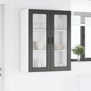 Væglågskab PORTO Sort 80 x 31 x 100 cm Konstrueret træ