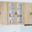 Væglågskab PORTO Sonoma eg 80 x 31 x 100 cm Konstrueret træ