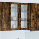 Væglågskab PORTO Røget eg 80 x 31 x 100 cm Konstrueret træ