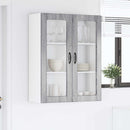 Væglågskab PORTO Grå Sonoma 80 x 31 x 100 cm Konstrueret træ