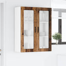 Væglågskab PORTO Gammelt træ 80 x 31 x 100 cm Konstrueret træ