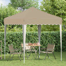 Pop-up Festtelt 195 x 195 x 245 cm Cremefarvet Oxford stof