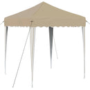 Pop-up Festtelt 195 x 195 x 245 cm Cremefarvet Oxford stof