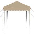 Pop-up Festtelt 195 x 195 x 245 cm Cremefarvet Oxford stof