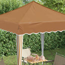 Pop-up Festtelt 195 x 195 x 245 cm Beige Oxford stof