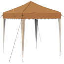 Pop-up Festtelt 195 x 195 x 245 cm Beige Oxford stof