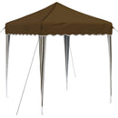 Pop-up Festtelt 195 x 195 x 245 cm Gråbrun Oxford stof