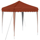 Pop-up Festtelt 195 x 195 x 245 cm Terrakotta Oxford stof