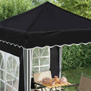 Pop-up Festtelt 195 x 195 x 245 cm Antracit Oxford stof