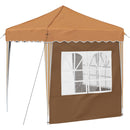 Pop-up Festtelt 195 x 195 x 245 cm Beige Oxford stof