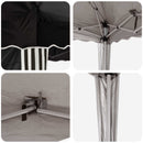 Pop-up Festtelt 195 x 195 x 245 cm Sort Oxford stof