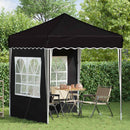Pop-up Festtelt 195 x 195 x 245 cm Sort Oxford stof