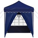 Pop-up Festtelt 195 x 195 x 245 cm Blå Oxford stof