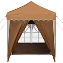 Pop-up Festtelt 195 x 195 x 245 cm Beige Oxford stof