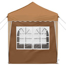 Pop-up Festtelt 195 x 195 x 245 cm Beige Oxford stof