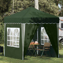 Pop-up Festtelt 195 x 195 x 245 cm Grøn Oxford stof