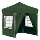 Pop-up Festtelt 195 x 195 x 245 cm Grøn Oxford stof