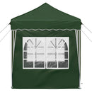 Pop-up Festtelt 195 x 195 x 245 cm Grøn Oxford stof
