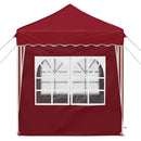 Pop-up Festtelt 195 x 195 x 245 cm Bordeaux Oxford stof