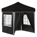 Pop-up Festtelt 195 x 195 x 245 cm Sort Oxford stof