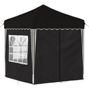 Pop-up Festtelt 195 x 195 x 245 cm Sort Oxford stof